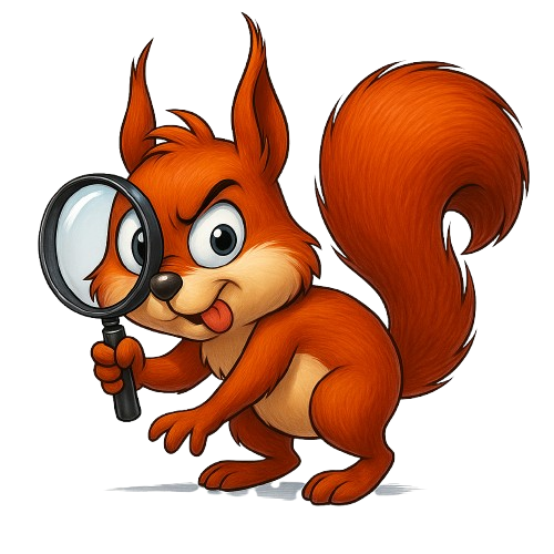 La mascotte Monelio en détective, symbole de la protection des données